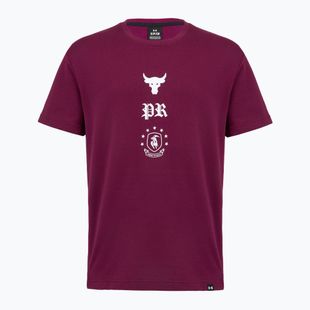 Koszulka treningowa męska Under Armour Project Rock Terry Q3 purple