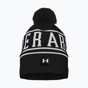 Czapka zimowa męska Under Armour Halftime Pom Beanie black/white/white