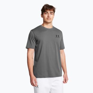 Koszulka męska Under Armour Sportstyle Left Chest castlerock/black
