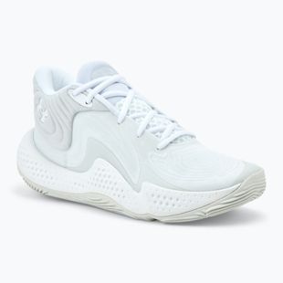 Buty do koszykówki Under Armour Spawn 6 white/distant gray/white clay