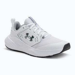 Buty treningowe męskie Under Armour Commit 4 white/mod gray/forest green