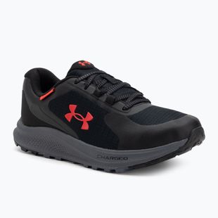 Buty do biegania męskie Under Armour Charged Bandit Trail 3 black/black/racer red