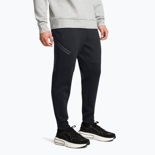 Spodnie męskie Under Armour Unstoppable Fleece black/black
