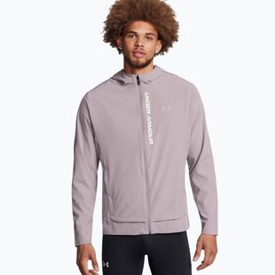 Kurtka do biegania męska Under Armour Outrun The Storm tetra gray/morph green/relfective