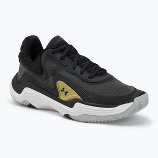 Buty do koszykówki Under Armour Spawn 7 black/metallic gold/black