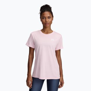 Koszulka treningowa damska Under Armour Tech C-Twist prime pink/white