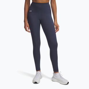Legginsy damskie Under Armour Motion Piped downpour gray/midnight navy/white