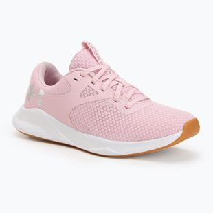Buty treningowe damskie Under Armour W Charged Aurora 2 prime pink/white/metallic silver