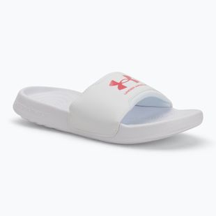 Klapki damskie Under Armour Ignite Select white/white/super pink