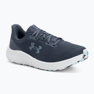 Buty do biegania damskie Under Armour Charged Pursuit 4 downpour gray/downpour gray/metallic gravel