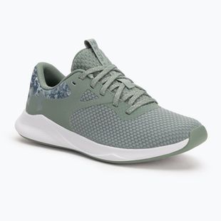 Buty treningowe damskie Under Armour Charged Aurora 2+ silica green/white/metallic silica