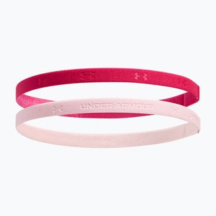 Opaska na głowę Under Armour Mini Bands (2 szt.) shaded fuchsia/prime pink