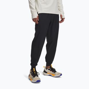 Spodnie do biegania męskie Under Armour Trail Run black/reflective