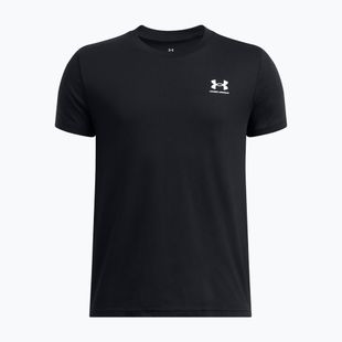 Koszulka dziecięca Under Armour Sportstyle Left Chest black