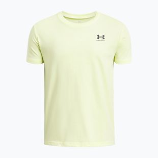 Koszulka dziecięca Under Armour Sportstyle Left Chest yellow
