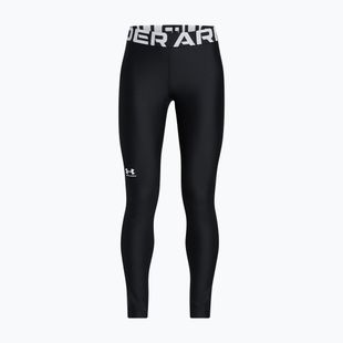 Legginsy treningowe dziecięce Under Armour HeatGear white/black