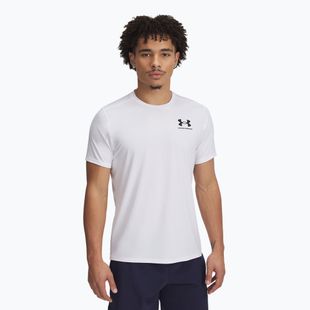 Koszulka treningowa męska Under Armour HeatGear Fitted white/black