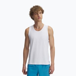 Koszulka do biegania męska Under Armour Launch Elite Singlet white/reflective