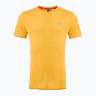 Koszulka do biegania męska Under Armour Trail Run noble gold/reflective