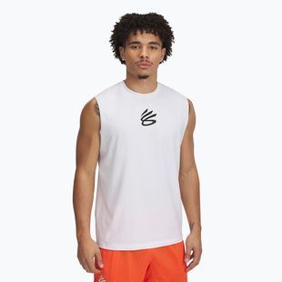 Koszulka koszykarska męska Under Armour Curry Tee white/black