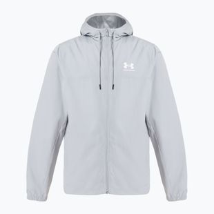 Kurtka męska Under Armour Rival Woven Windbreaker mod gray/mod gray/white