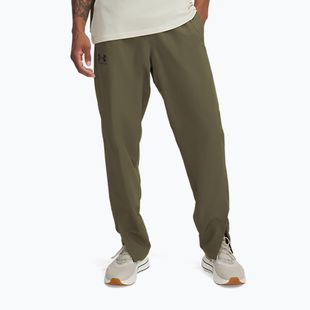 Spodnie treningowe męskie Under Armour Rival Woven Windbreaker Pant marine od green/marine od green/black