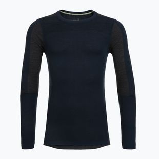 Bluza termoaktywna męska Smartwool Intraknit Thermal Merino Baselayer Colorblock Crew deep navy/charcoal