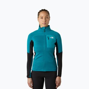 Bluza damska The North Face Polartec Powergrid Stormgap anthracite grey/tnf black