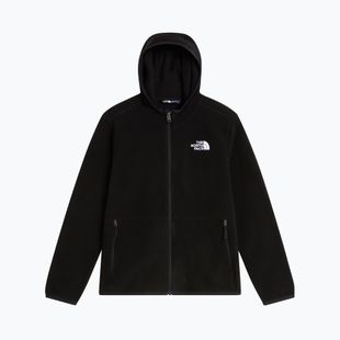 Bluza polarowa dziecięca The North Face Teen Glacier Full Zip Hoodie tnf black