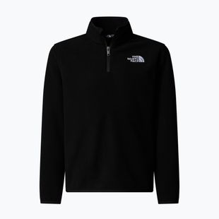 Bluza polarowa dziecięca The North Face Teen Glacier 1/4 Zip black