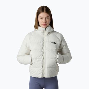 Kurtka puchowa damska The North Face Hyalite Down Hoodie white dune