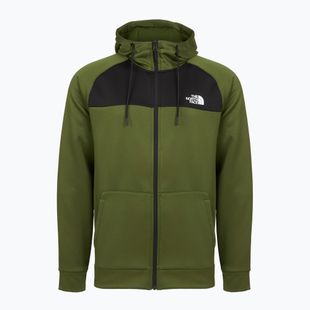 Bluza męska The North Face Reaxion Fleece Full Zip Hoodie woodland green/black