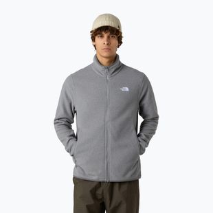 Bluza polarowa męska The North Face Glacier Fleece mid grey heather