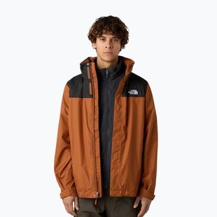 Kurtka 3w1 męska The North Face Evolve II Triclimate burnt umber/asphalt grey