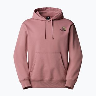 Bluza The North Face Flower Dome Relaxed Hooded GPH nostalgia rose