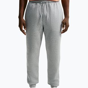 Spodnie męskie Nike Club Cuffed Brushed dark grey heather/light smoke grey/white