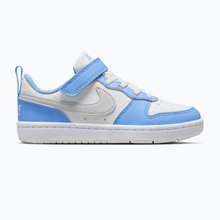 Buty dziecięce Nike Court Borough Low Recraft summit white/cobalt pulse/vast grey