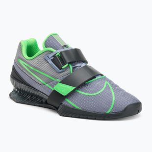 Buty do podnoszenia ciężarów Nike Romaleos 4 ashen slate/green strike/anthracite