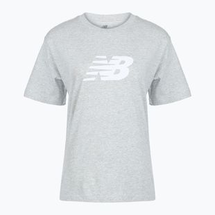 Koszulka damska New Balance Sport Jersey Relaxed Logo reflection/white/light arctic grey
