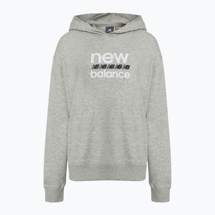 Bluza damska New Balance Sport Graphic French Terry Hoodie athletic grey