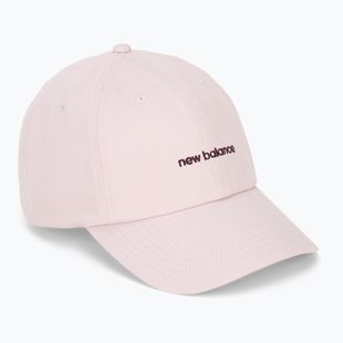 Czapka z daszkiem damska New Balance 6 Panel Linear Logo rosesugar