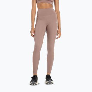 Legginsy do biegania damskie New Balance Harmony High Rise earth shadow