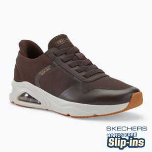 Buty męskie SKECHERS Uno Tres-Air Necessairy Comfort chocolate