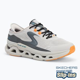 Buty męskie SKECHERS Glide Step Altus gray/orange