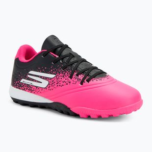 Buty piłkarskie dziecięce SKECHERS Razor Gold 1.5 TF black/pink