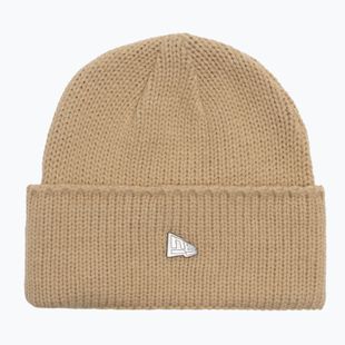Czapka zimowa New Era Ne Wide Beanie med beige