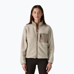 Bluza polarowa damska Patagonia Synch oatmeal heather w/seabird grey