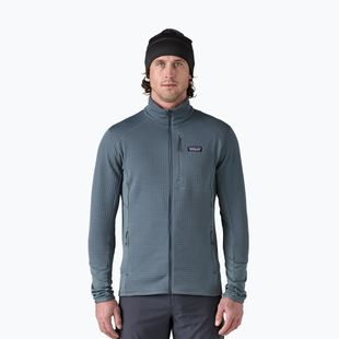 Bluza polarowa męska Patagonia R1 Hybrid utility blue