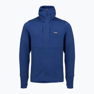 Bluza trekkingowa męska Patagonia R1 Thermal Full Zip Hoody clement blue