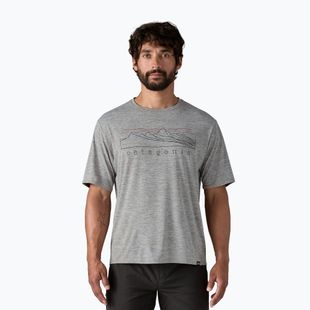 Koszulka męska Patagonia Cap Cool Daily Graphic Shirt stratapeaks/feather grey